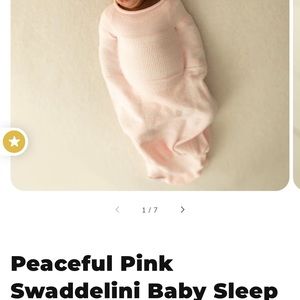swaddelini pink sleep bag 6-12 pounds